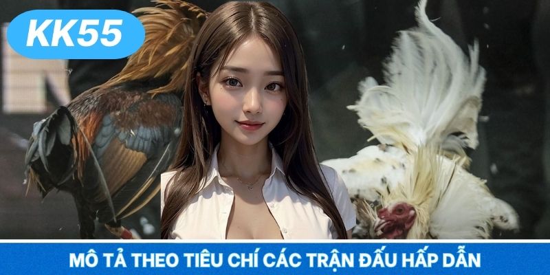 Mô tả theo tiêu chí các trận đấu hấp dẫn