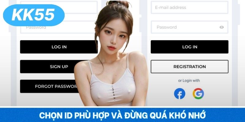 Chọn ID phù hợp và đừng quá khó nhớ