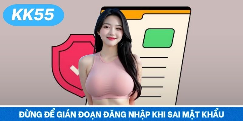 Đừng để gián đoạn đăng nhập khi sai mật khẩu